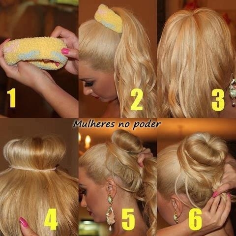 DIY bun hairstyle DIY bun hairstyle