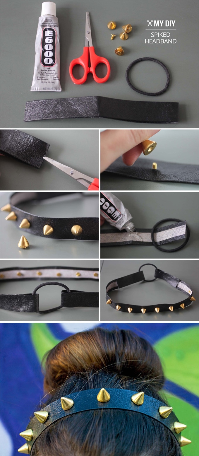 DIY spiked headband DIY spiked headband