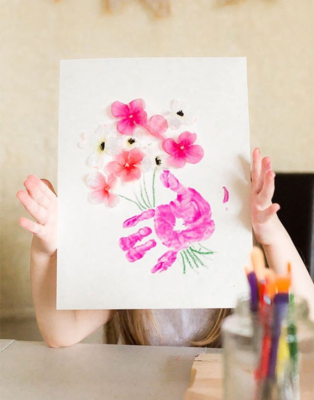 Handprint Painting For Mother's Day Pictures, Photos, and Images for Facebook, Tumblr, Pinterest