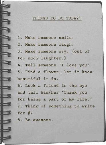 Things to do today Things to do today