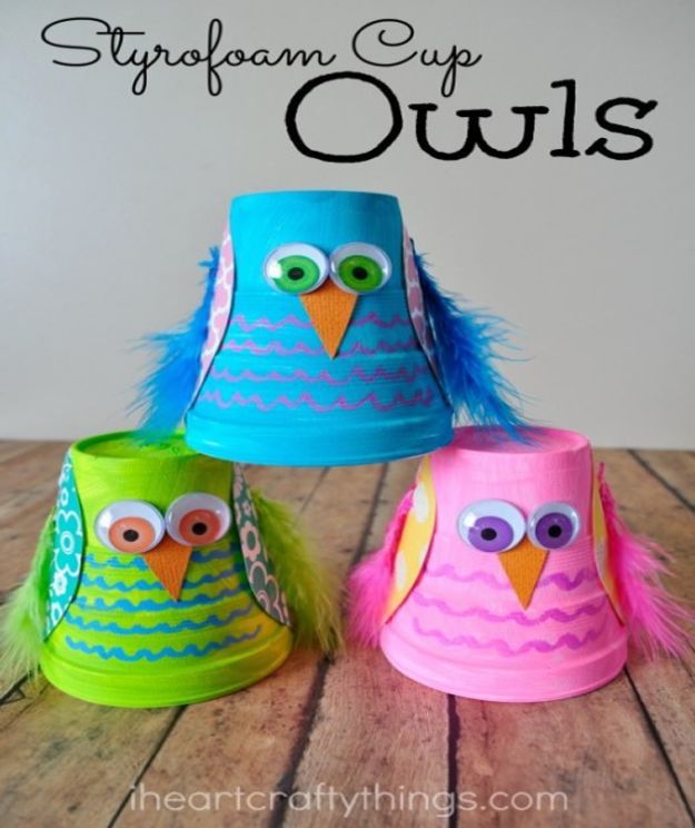 Styrofoam Cup Owl Craft Pictures, Photos, and Images for Facebook