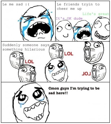 Le me sad Le me sad