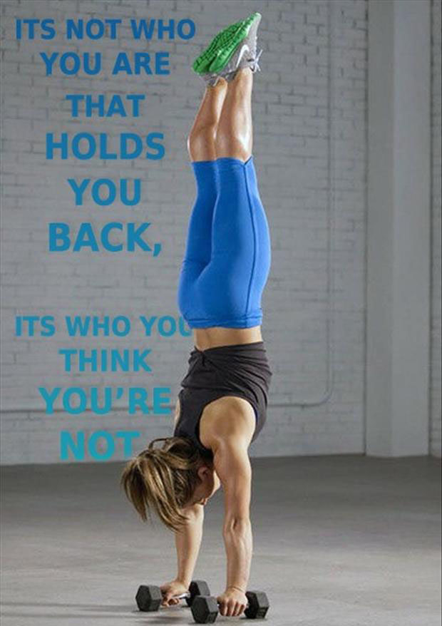 Its not who you are that holds you back