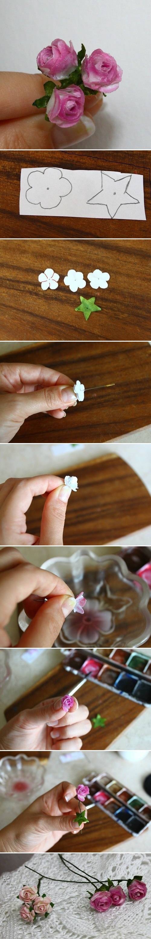 DIY Delicate Mini Roses DIY Delicate Mini Roses