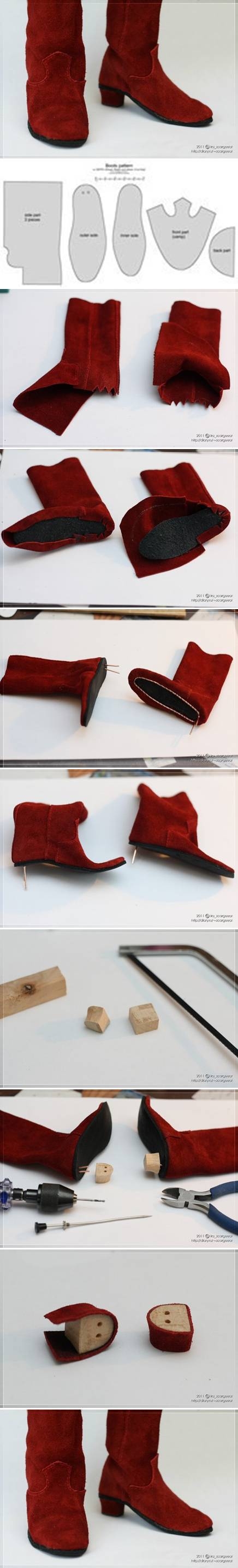 DIY Doll Boot DIY Doll Boot