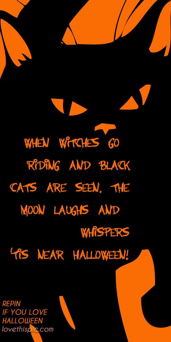'Tis near Halloween