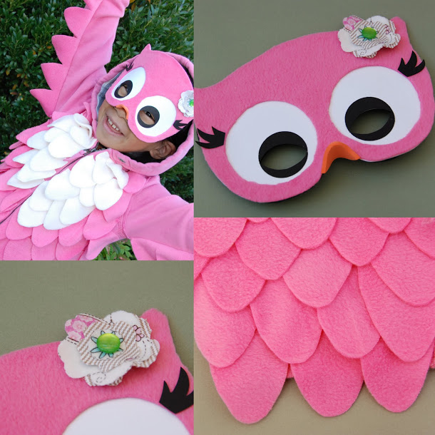 Pink owl DIY costume Pink owl DIY costume