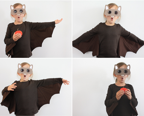 DIY bat cosume DIY bat cosume