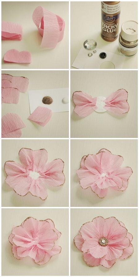 DIY crepe paper
