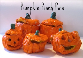 Pumpkin pinch pots Pumpkin pinch pots