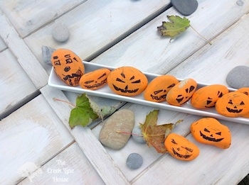 Rock jack O lanterns