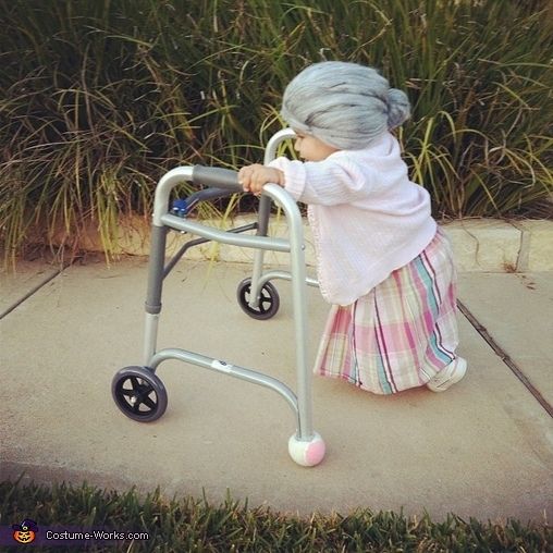 Little old lady baby costume Little old lady baby costume
