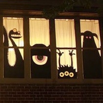 Halloween Window Decorations