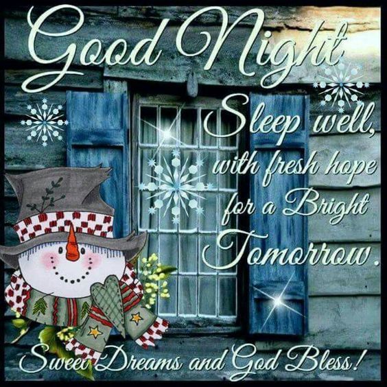 Snowman Good Night Pictures, Photos, and Images for Facebook, Tumblr