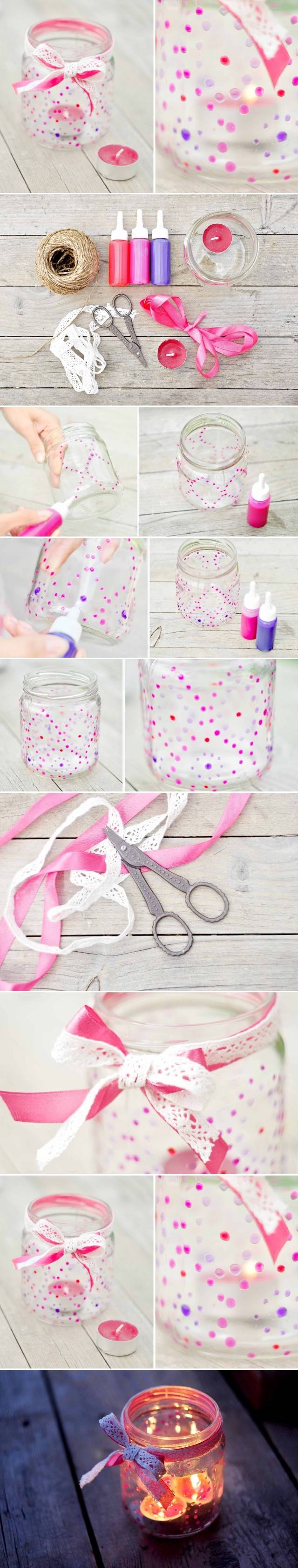 DIY Paint Glass Candle Nightlight