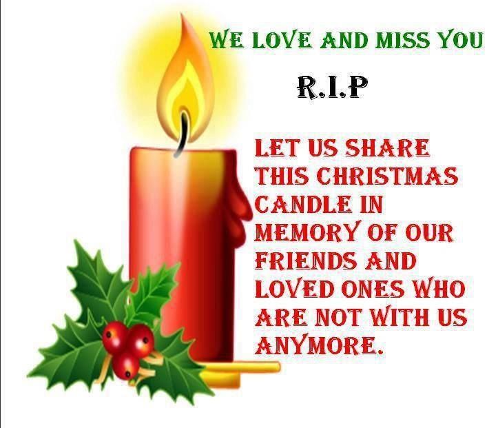 Let Us Share This Christmas Candle In Memory Of Our Friends And Loved