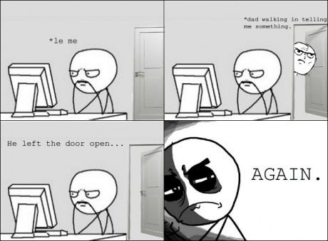 He left the door open...AGAIN He left the door open...AGAIN