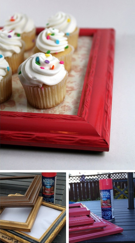 Framed table trays