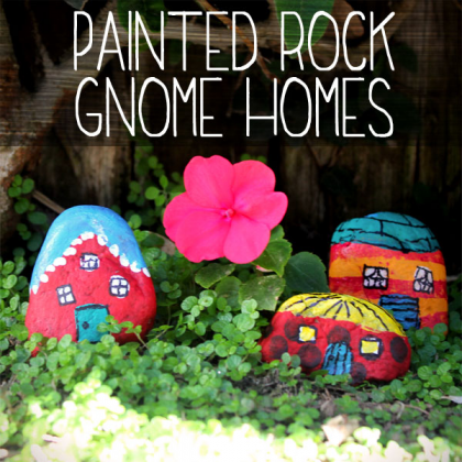 Painted Rock Gnome Homes Painted Rock Gnome Homes