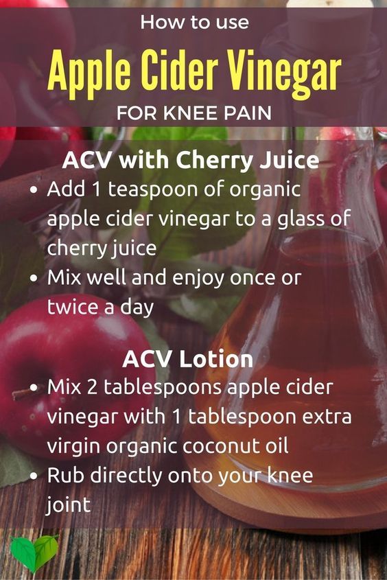 Apple Cider Vinegar For Knee Pain Pictures, Photos, and Images for Facebook, Tumblr, Pinterest