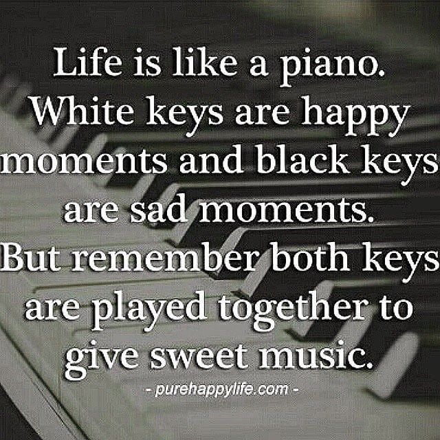 Life Is Like A Piano Quotes Life Is Like A Piano Pictures, Photos, And Images For Facebook, Tumblr,  Pinterest, And Twitter