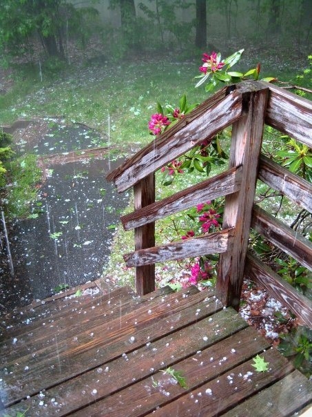 Falling hail Falling hail