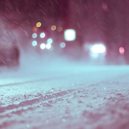 Glittery snow bokeh Glittery snow bokeh