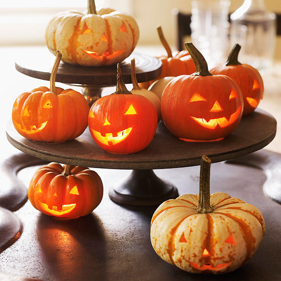 Jack-O-Lantern  Halloween Centerpiece