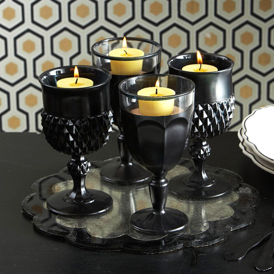 Candleholder Goblets Display
