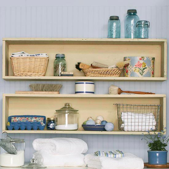 Hang shelves Hang shelves