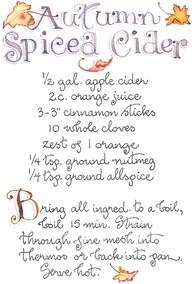 Autumn Spiced Cider