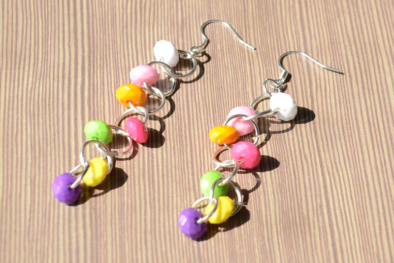 How To Make Beaded Chain Earrings Pictures, Photos, and Images for