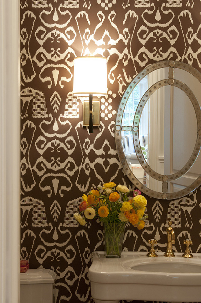 Powder room with personality
