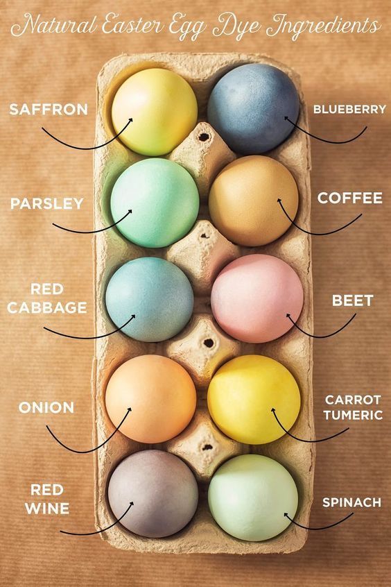 Natural Easter Egg Dye Ingredients Pictures, Photos, and Images for