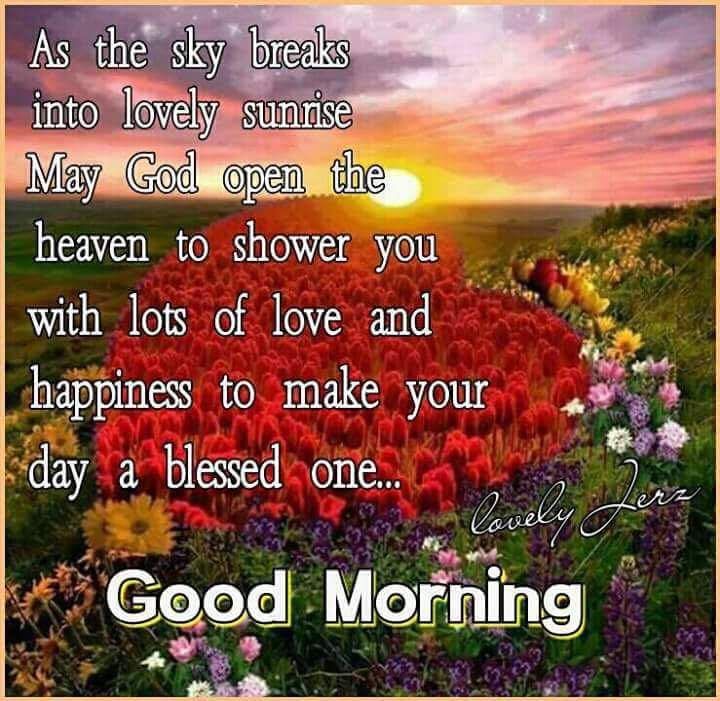 May God Open The Heaven To Shower You With Lots Of Love And Happiness