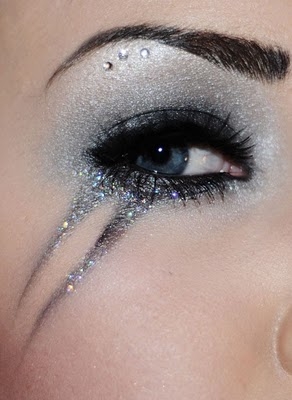 Glittery tears Glittery tears