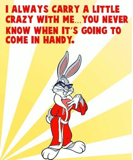carry a little crazy with me