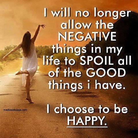 I chose to be happy