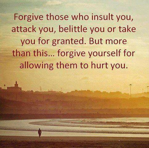forgive those