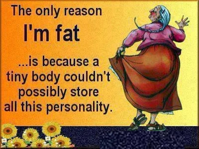 the only reason Im fat