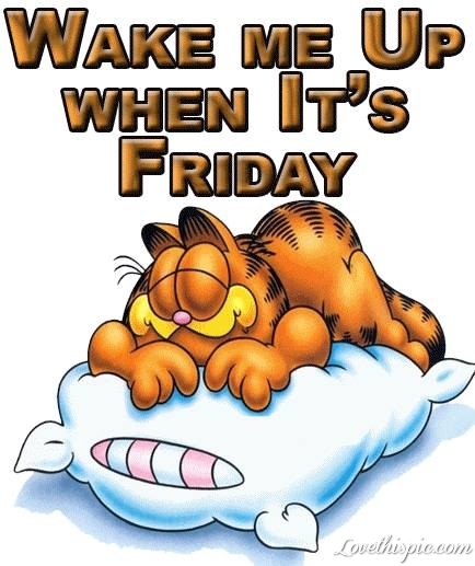 wake me up when its friday wake me up when its friday