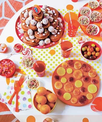 Children's party spread Children's party spread