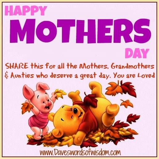 Pooh & Piglet Happy Mother's Day Quote Pictures, Photos, and Images for