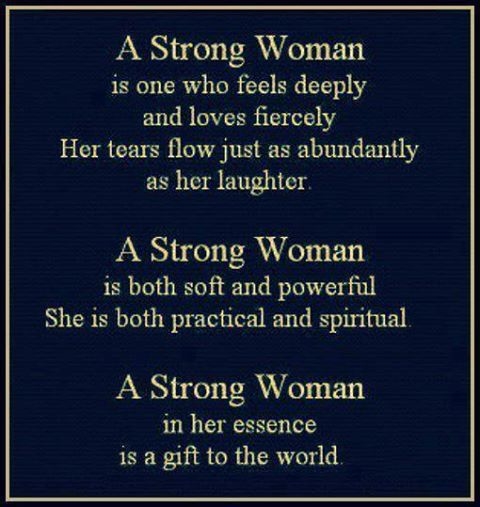 a strong woman