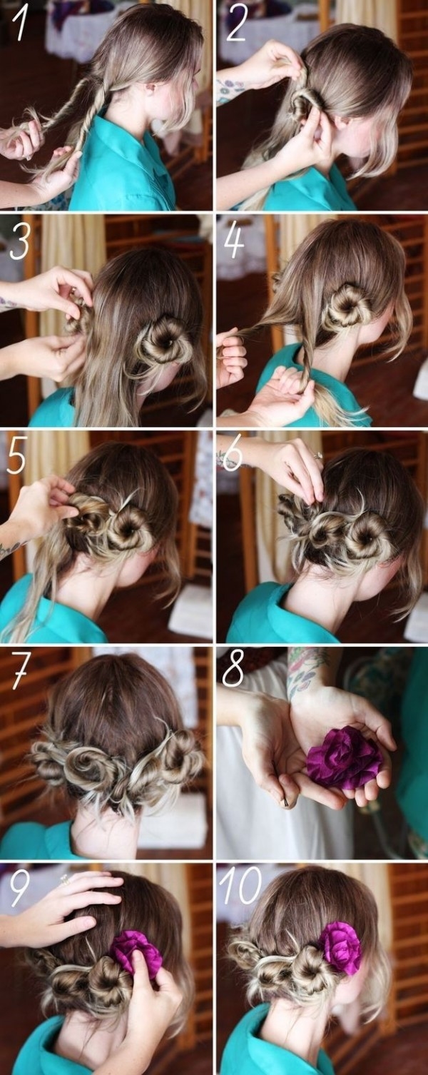 Pretty Flower Updo