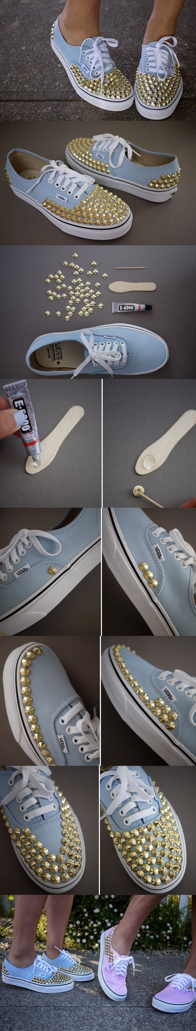 DIY Studded Shoes