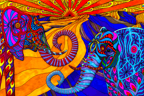 Psychedelic Elephants Pictures Photos And Images For Facebook Tumblr  Psychedelic Elephants Pictures Photos And Images For Facebook Tumblr