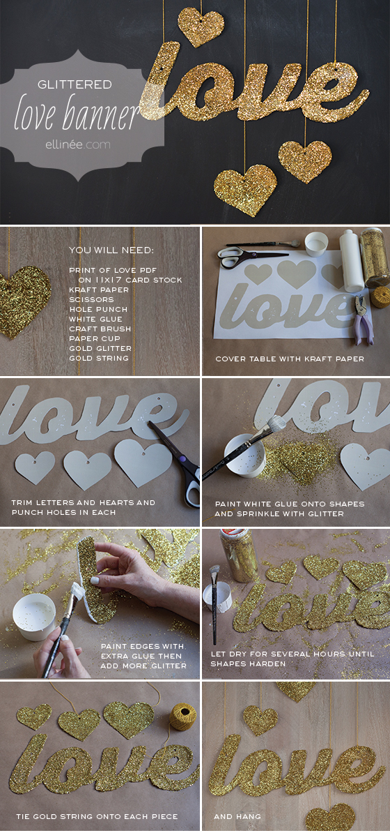 DIY Love Banner