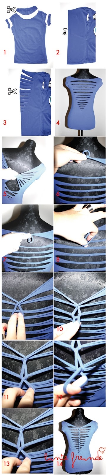 DIY Bsckless Shirt DIY Bsckless Shirt