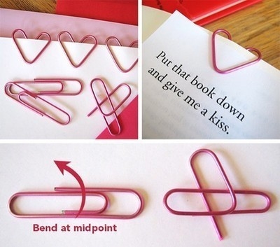 DIY Heart Bookmarks DIY Heart Bookmarks